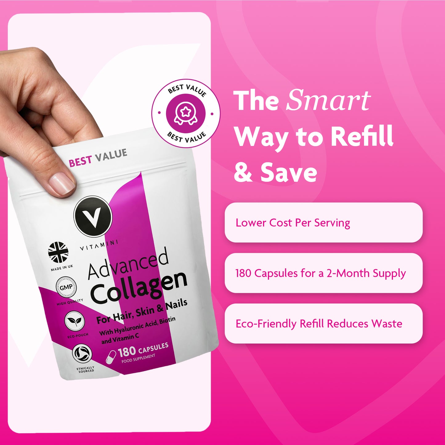 Advanced Collagen for Hair, Skin & Nails