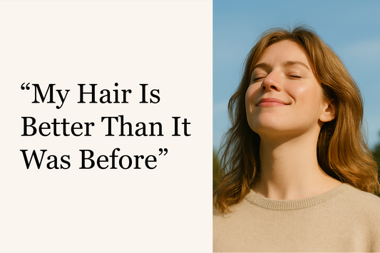 “My Hair Is Better Than It Was Before”  Claire’s story — and how one small habit helped her feel like herself again