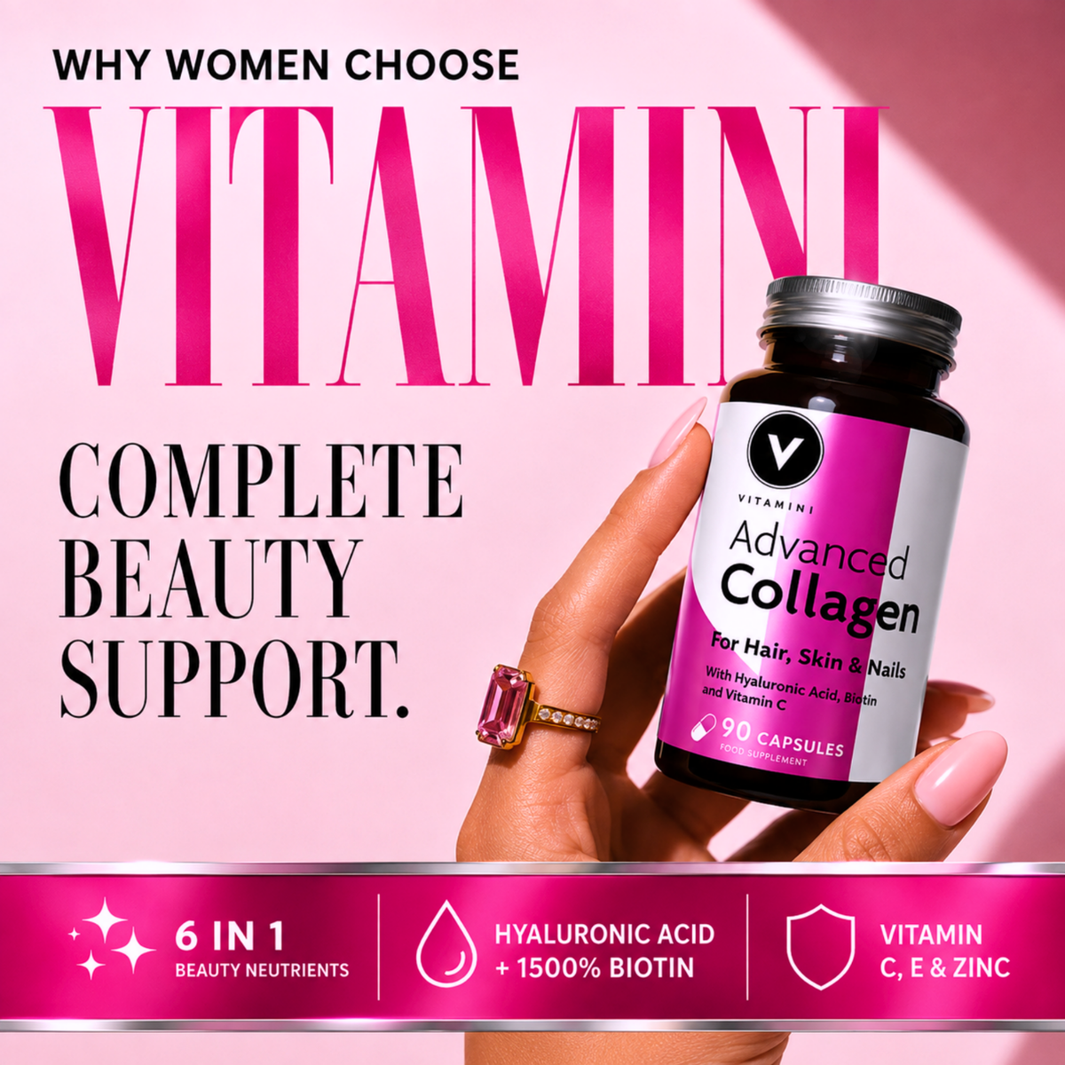 Advanced Collagen for Hair, Skin & Nails